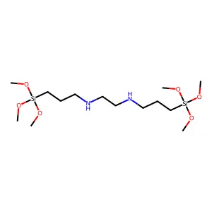 N,N'-Bis(3-(trimethoxysilyl)propyl)ethane-1,2-diamine structure