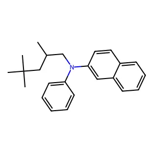 Pentanamine, 2,4,4-trimethyl-N-1-naphthalenyl-N-phenyl- structure