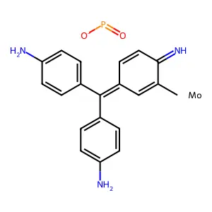 Fuchsine phosphomolybdate structure