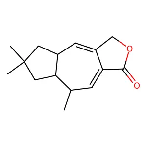 Azuleno(5,6-c)furan-1(3H)-one, 4a,5,6,7,7a,8-hexahydro-6,6,8-trimethyl-, (4aR,7aR,8R)-rel- structure