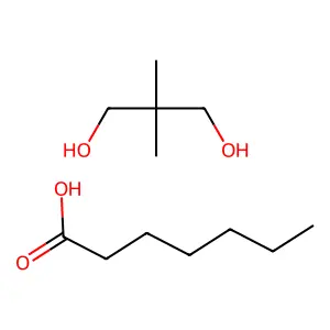 Heptanoic acid, ester with 2,2-dimethyl-1,3-propanediol structure