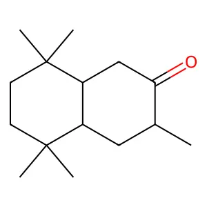 2(1H)-Naphthalenone, octahydro-3,5,5,8,8-pentamethyl- structure