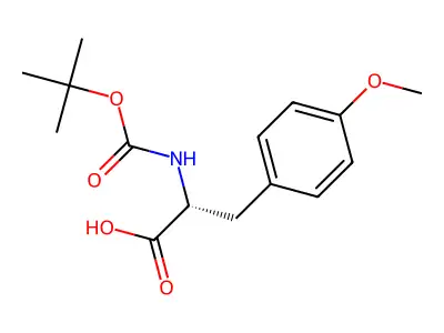 Boc-O-methyl-L-tyrosine structure