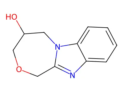 11-Oxa-1,8-diazatricyclo[7.5.0.0,2,7]tetradeca-2,4,6,8-tetraen-13-ol structure