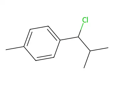 4-(1-Chloro-2-methylpropyl)toluene structure