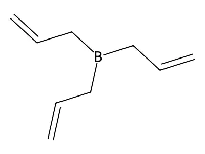 Triallylborane structure