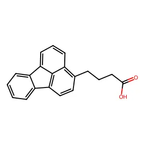 3-荧蒽丁酸 structure