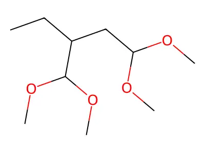 3-(Dimethoxymethyl)-1,1-dimethoxypentane structure