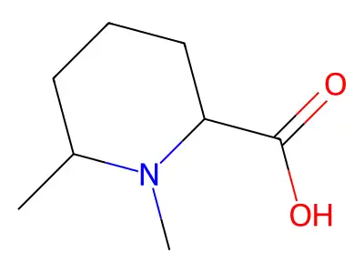 1,6-dimethylpiperidine-2-carboxylic Acid structure