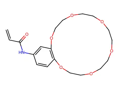 4-Acryloylamidobenzo-18-crown-6 structure