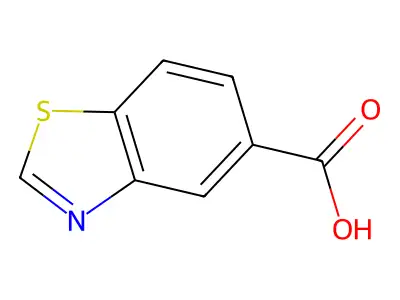 1,3-Benzothiazole-5-carboxylic acid structure