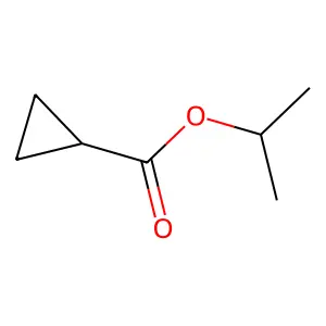 Isopropyl cyclopropane carboxyliate structure
