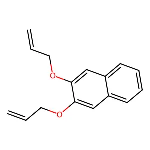 Naphthalene, 2,3-bis(2-propenyloxy)- structure