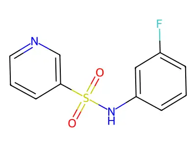 N-(3-Fluorophenyl)-3-pyridinesulfonamide structure