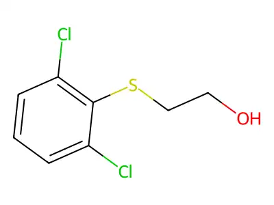 2,6-Dichlorophenylthioethanol structure