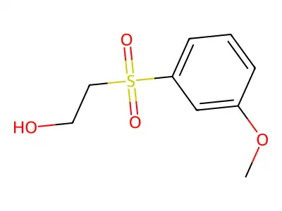 3-Methoxyphenylsulfonylethanol structure