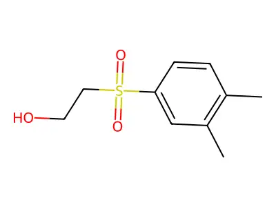 3,4-Dimethylphenylsulfonylethanol structure