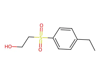 4-Ethylphenylsulfonylethanol structure