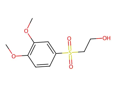 2-(3,4-Dimethoxyphenyl)sulfonylethanol structure