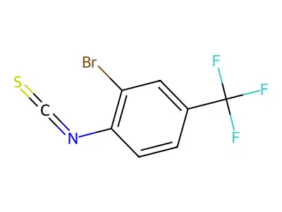 2-Bromo-4-trifluoromethylphenylisothiocyanate structure