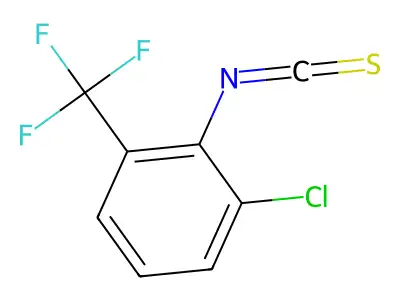 1-Chloro-2-isothiocyanato-3-(trifluoromethyl)benzene structure