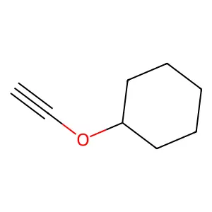 Cyclohexane, (ethynyloxy)- structure