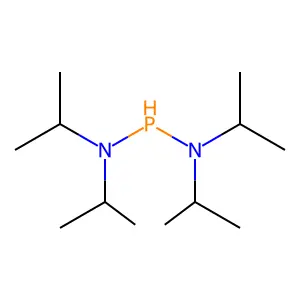 Bis(diisopropylamino)-phosphine structure