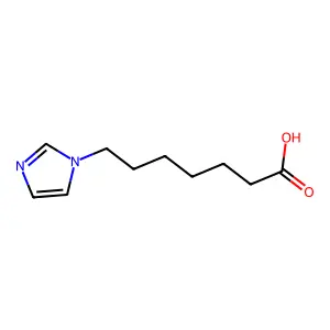 7-(1-Imidazolyl)heptanoic acid structure