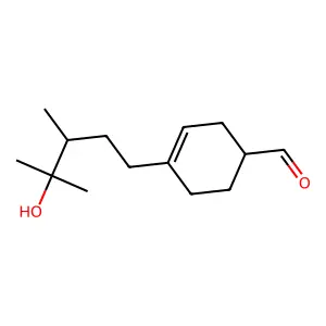 3-Cyclohexene-1-carboxaldehyde, 4-(4-hydroxy-3,4-dimethylpentyl)- structure