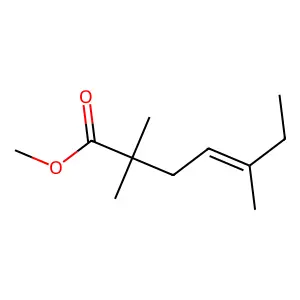 4-庚烯酸2,2,5-三甲基甲酯 structure