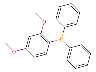 (2,4-Dimethoxyphenyl)diphenylphosphine structure