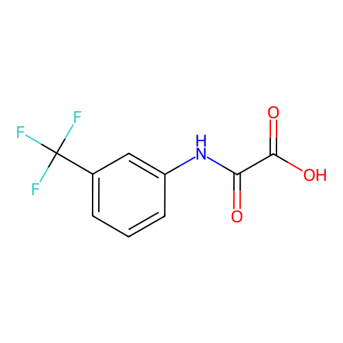 N-(3-Trifluoromethyl-phenyl)-oxalamic acid structure