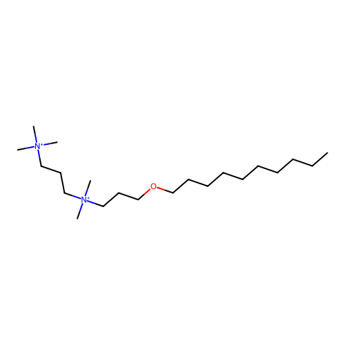 3-Decoxypropyl-dimethyl-[3-(trimethylazaniumyl)propyl]azanium structure