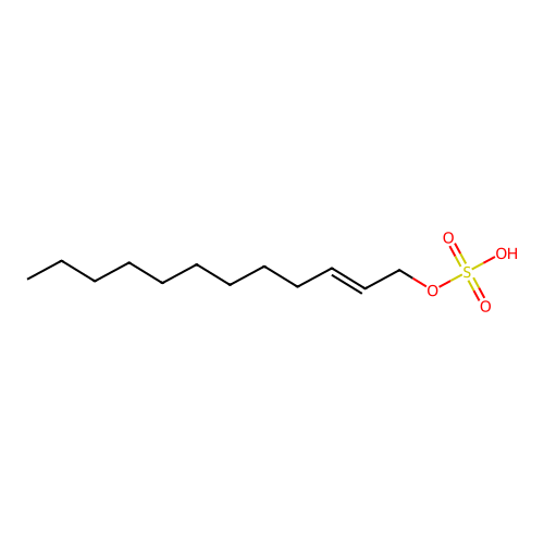 [(E)-dodec-2-enyl] hydrogen sulfate structure