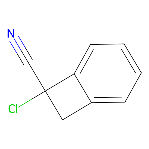 7-Chlorobicyclo[4.2.0]octa-1,3,5-triene-7-carbonitrile structure