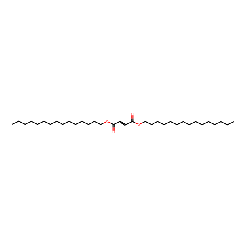 Dipentadecyl fumarate structure