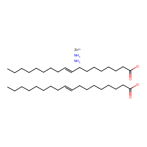 Zinc, diamminebis((9Z)-9-octadecenoato-kappaO)-, (T-4)- structure