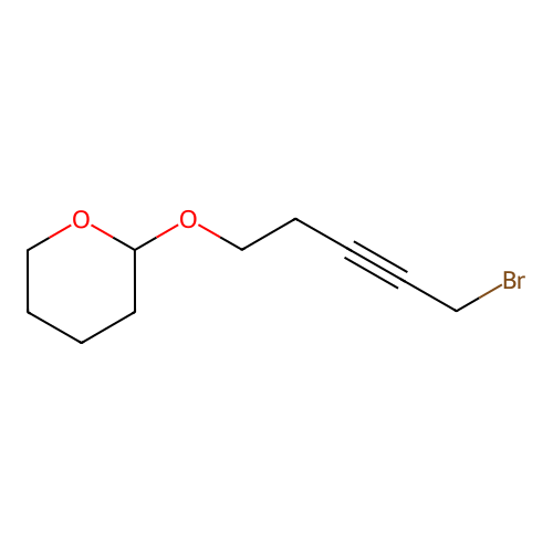 2-(5-Bromopent-3-ynyloxy)tetrahydropyran structure