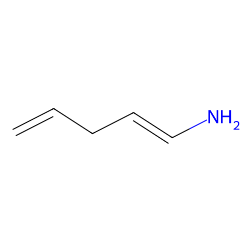 (1E)-penta-1,4-dien-1-amine structure