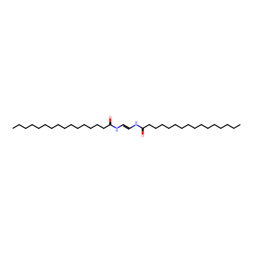 N-[(E)-2-(hexadecanoylamino)ethenyl]hexadecanamide structure
