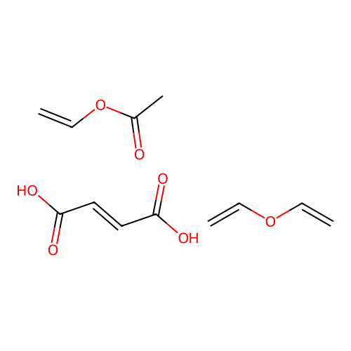 (E)-but-2-enedioic acid;ethenoxyethene;ethenyl acetate structure