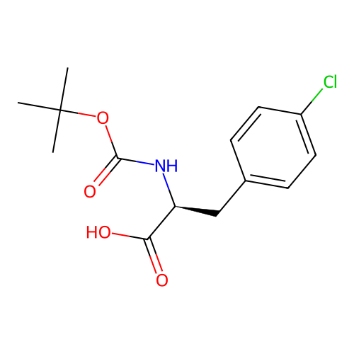 N-(tert-Butoxycarbonyl)-4-chloro-L-phenylalanine structure