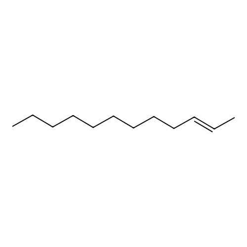 trans-2-Dodecene structure