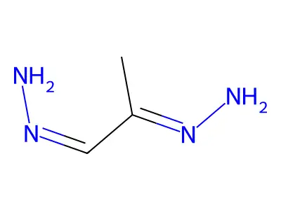 Methylglyoxaldihydrazon structure
