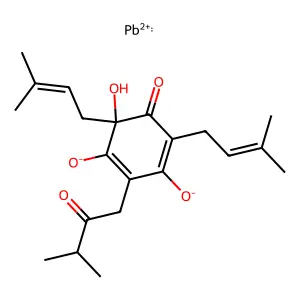 Humulone, lead salt structure