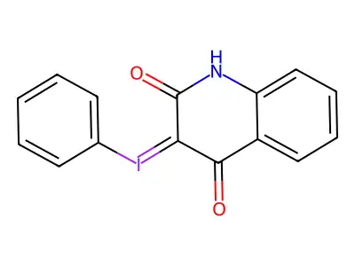 2-Oxo-3-(phenyliodonio)-1,2-dihydro-4-quinolinolate structure