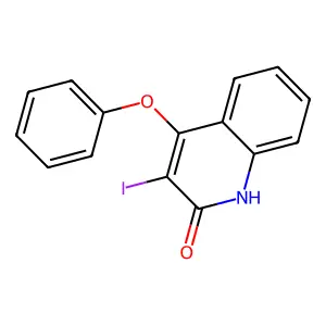 3-iodo-4-phenoxy-1H-quinolin-2-one structure