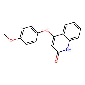 4-(4-Methoxyphenoxy)-2(1H)-quinolinone structure