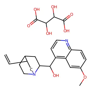 Dihydroquinidine tartrate structure