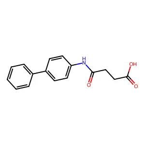 4-Oxo-4-(4-phenylanilino)butanoic acid structure